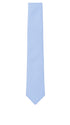 Seidenfalter Basic Picoté Krawatte - 6 cm - Vorderseite der Krawatte - Hellblau