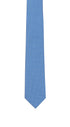 Seidenfalter Basic Picoté Krawatte - 6 cm - Vorderseite der Krawatte - Royalblau