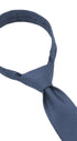 Seidenfalter Basic Picoté Krawatte - 6 cm - gebundener Knoten nur zur Veranschaulichung (ist nicht vorgebunden, wie beispielsweise die Zip Krawatte) - Dunkelblau