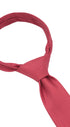 Seidenfalter Basic Picoté Krawatte - 6cm - gebundener Knoten nur zur Veranschaulichung (ist nicht vorgebunden, wie beispielsweise die Zip Krawatte) - Hellrot