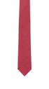 Seidenfalter Basic Picoté Krawatte - 6cm - Vorderseite der Krawatte - Hellrot