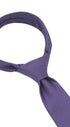 Seidenfalter Basic Picoté Krawatte - 6 cm - gebundener Knoten nur zur Veranschaulichung (ist nicht vorgebunden, wie beispielsweise die Zip Krawatte) - Lila