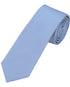 Seidenfalter Basic Uni Krawatte - 6 cm - Design und Farbe der Krawatte - Hellblau