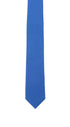 Seidenfalter Basic Uni Krawatte - 6 cm - Vorderseite der Krawatte - Royalblau