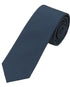 Seidenfalter Basic Uni Krawatte - 6 cm - Design und Farbe der Krawatte - Dunkelblau