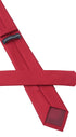 Seidenfalter Basic Uni Krawatte - 6 cm - Rückseite der Krawatte - Hellrot