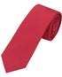 Seidenfalter Basic Uni Krawatte - 6 cm - Design und Farbe der Krawatte - Hellrot