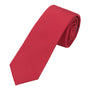 Seidenfalter Basic Uni Krawatte - 6 cm - Design und Farbe der Krawatte - Hellrot