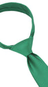 Seidenfalter Basic Uni Krawatte - 6 cm - gebundener Knoten nur zur Veranschaulichung (ist nicht vorgebunden, wie beispielsweise die Zip Krawatte) - Hellgrün