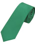 Seidenfalter Basic Uni Krawatte - 6 cm - Design und Farbe der Krawatte - Hellgrün