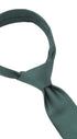 Seidenfalter Basic Uni Krawatte - 6 cm - gebundener Knoten nur zur Veranschaulichung (ist nicht vorgebunden, wie beispielsweise die Zip Krawatte) - Flaschen Grün