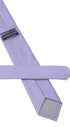 Seidenfalter Basic Uni Krawatte - 6 cm - Rückseite der Krawatte - Flieder