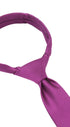 Seidenfalter Basic Uni Krawatte - 6 cm - gebundener Knoten nur zur Veranschaulichung (ist nicht vorgebunden, wie beispielsweise die Zip Krawatte) - Beere