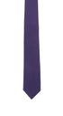 Seidenfalter Basic Uni Krawatte - 6 cm - Vorderseite der Krawatte - Lila