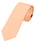 Seidenfalter Pastell Krawatte - 6 cm - Design und Farbe der Krawatte - Apricot