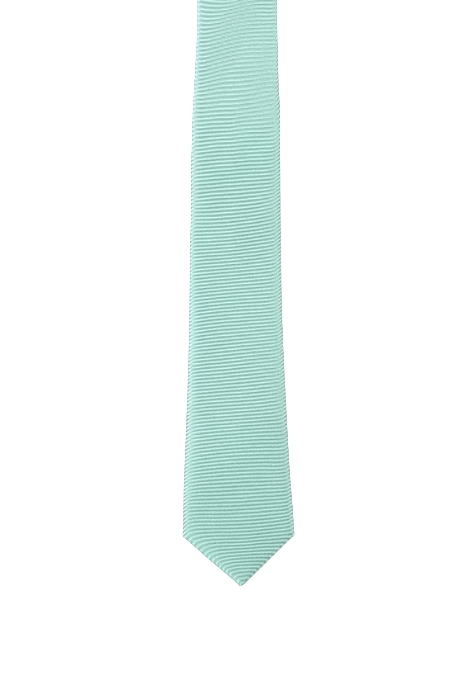 Seidenfalter Pastell Krawatte - 6 cm - Vorderseite der Krawatte - Türkis