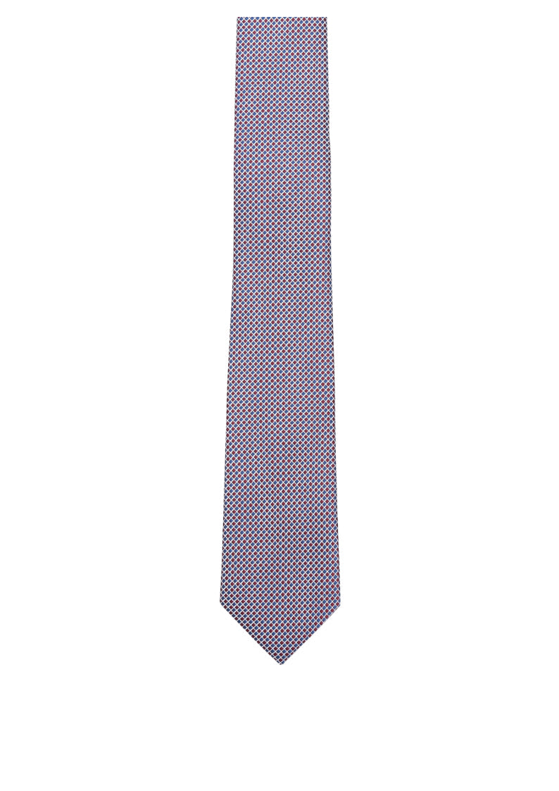 Seidenfalter Modische Krawatte - 6 cm - Vorderseite der Krawatte - Bordeaux