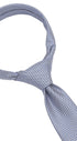 Seidenfalter Modische Krawatte - 6 cm - gebundener Knoten nur zur Veranschaulichung (ist nicht vorgebunden, wie beispielsweise die Zip Krawatte) - Hellgrau