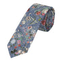 Prince Bowtie Krawatte mit floralem Druck - Design und Farbe der Krawatte - Blau