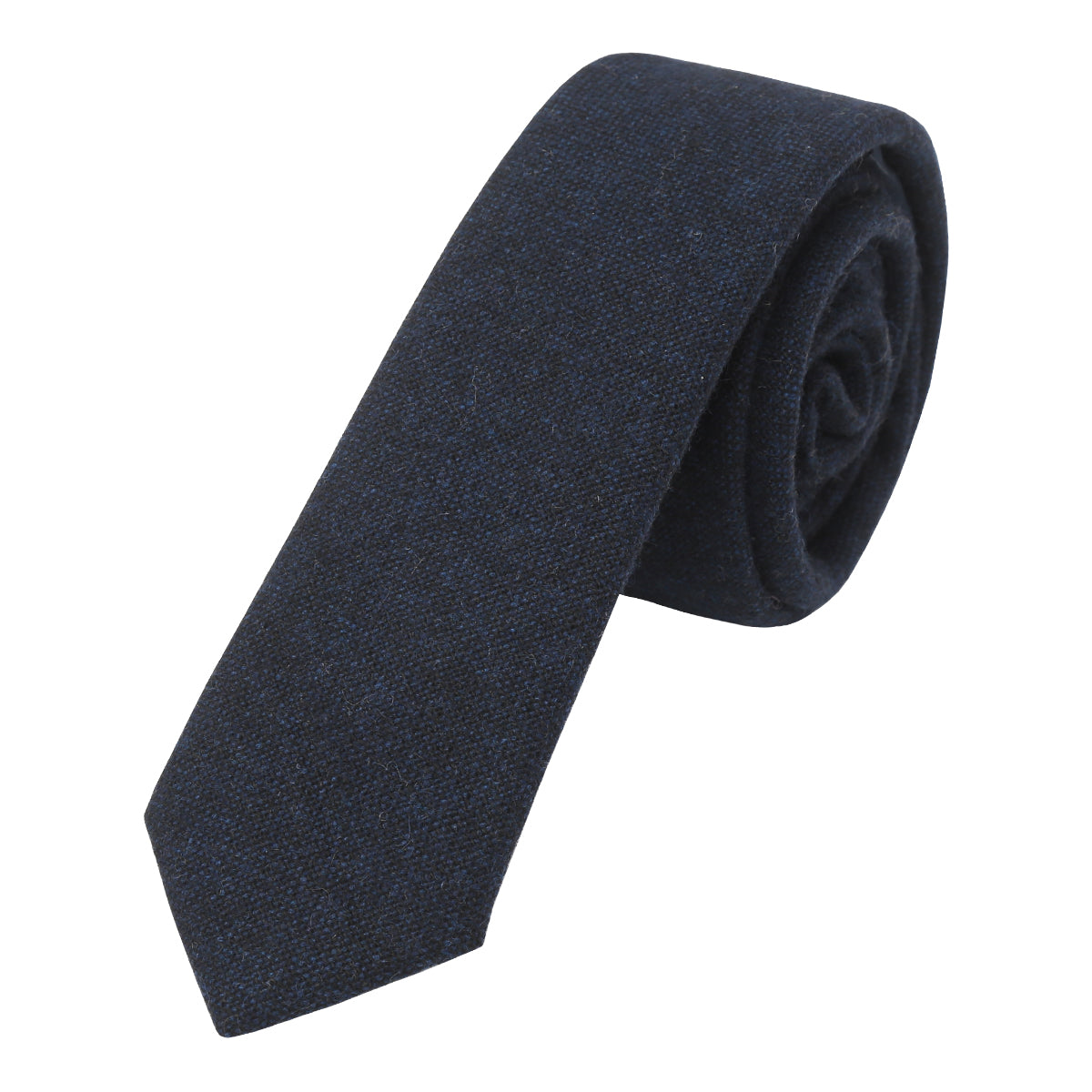 Prince Bowtie Krawatte in Wolloptik - Design und Farbe der Krawatte - Marine