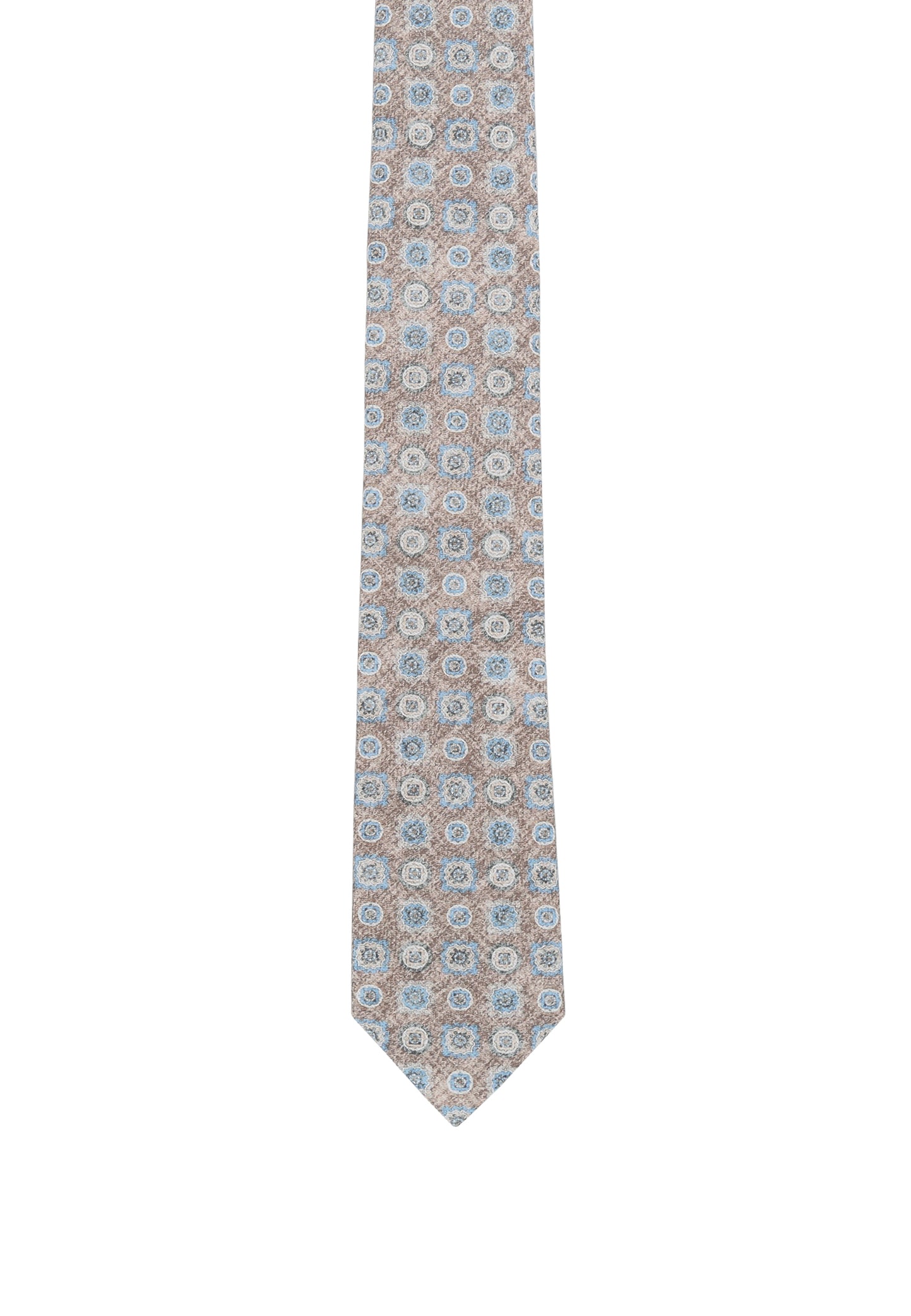 Tie with a floral print