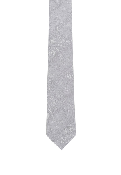 Tie with a floral print