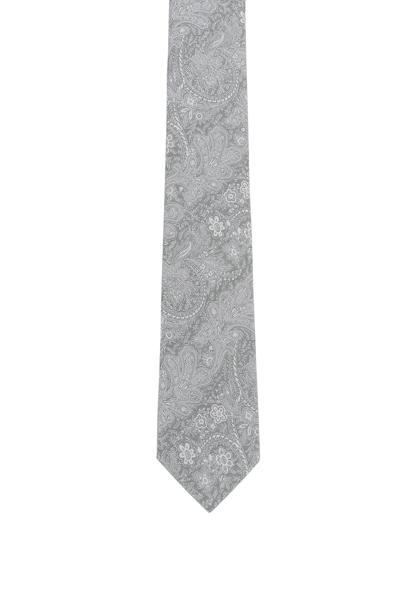 Tie with a floral print