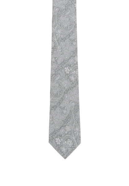 Tie with a floral print