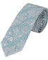 Prince Bowtie Krawatte Paisley - 100% Seide - Design und Farbe der Krawatte - Petrol