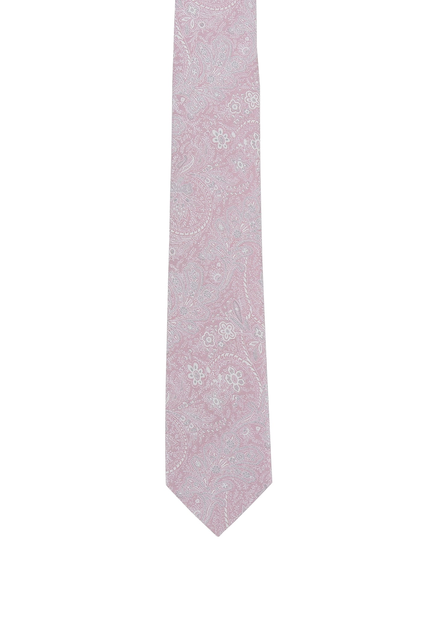 Tie with a floral print