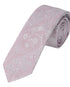 Prince Bowtie Krawatte Paisley - 100% Seide - Design und Farbe der Krawatte - Rosa