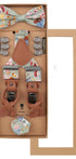 Prince Bowtie Hosenträger Set im Floral-Design inkl. Einstecktuch - Box - Mint