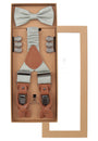 Prince Bowtie Hosenträger Set aus 100% Seide - Box - Mint