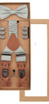 Prince Bowtie Hosenträger Set aus 100% Seide - Box - Mint