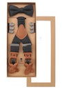 Prince Bowtie Hosenträger Set in Wolloptik - Box - Anthrazit