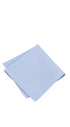 Seidenfalter Uni Einstecktuch - 100% Baumwolle - Einstecktuch gefaltet - Hellblau