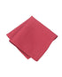 Seidenfalter Basic Picoté Einstecktuch - Einstecktuch gefaltet - Hellrot