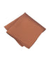 Seidenfalter Basic Picoté Einstecktuch - Einstecktuch gefaltet - Cognac