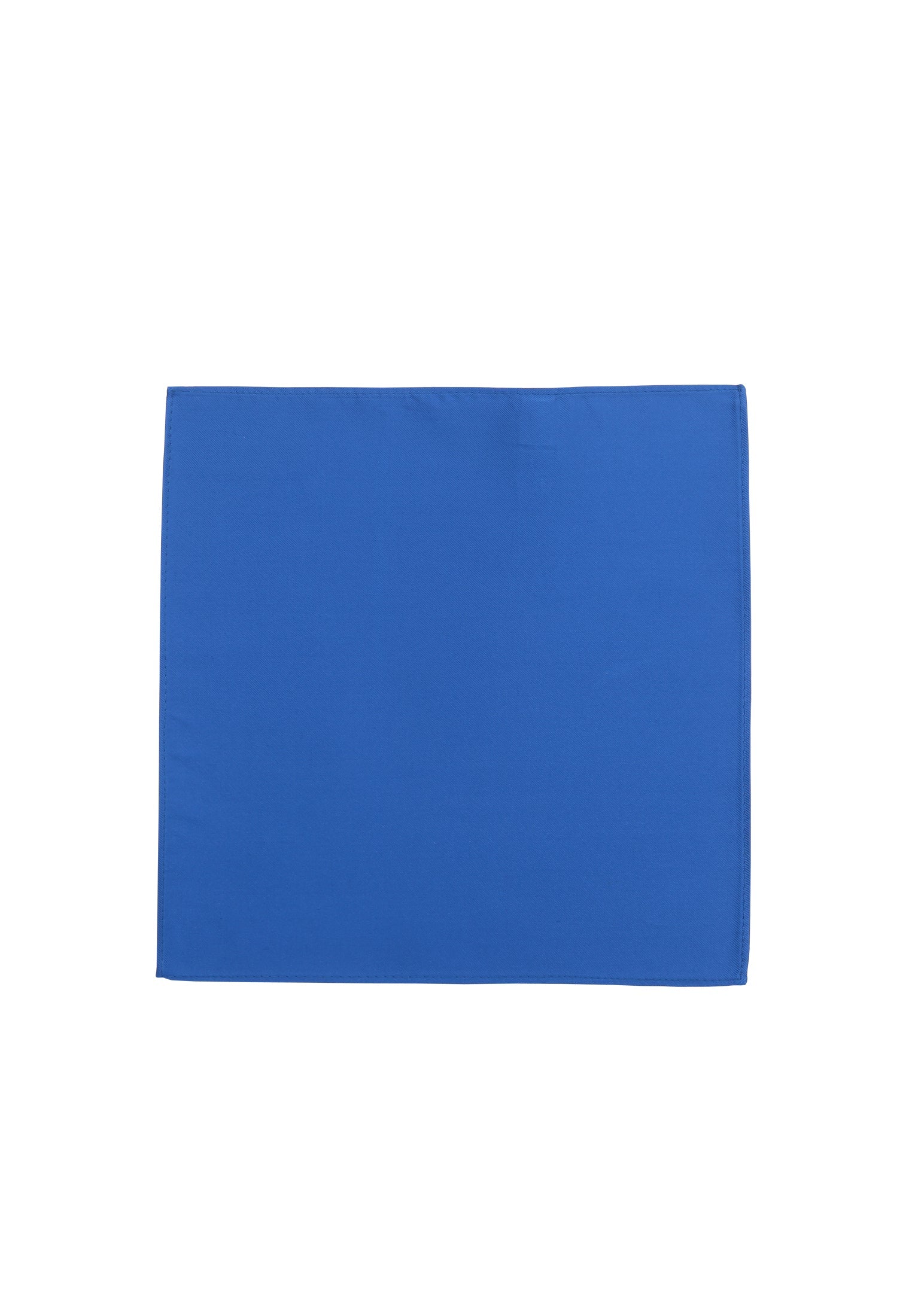 Seidenfalter Basic Uni Einstecktuch - Einstecktuch ausgelegt - Royalblau