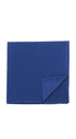 Seidenfalter Basic Uni Einstecktuch - Vorder- und Rückseite des Einstecktuchs - Jeansblau