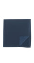 Seidenfalter Basic Uni Einstecktuch - Vorder- und Rückseite des Einstecktuchs - Dunkelblau