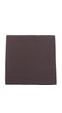Seidenfalter Basic Uni Einstecktuch - Einstecktuch ausgelegt - Dunkelbraun