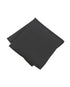 Seidenfalter Basic Uni Einstecktuch - Einstecktuch gefaltet - Schwarz