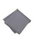 Seidenfalter Basic Uni Einstecktuch - Einstecktuch gefaltet - Dunkelgrau
