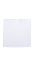 Seidenfalter Basic Uni Einstecktuch - Einstecktuch ausgelegt - Weiß