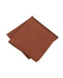 Seidenfalter Basic Uni Einstecktuch - Einstecktuch gefaltet - Ziegel