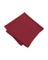 Seidenfalter Basic Uni Einstecktuch - Einstecktuch gefaltet - Mittelrot