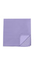 Seidenfalter Basic Uni Einstecktuch - Vorder- und Rückseite des Einstecktuchs - Flieder