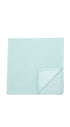 Seidenfalter Pastell Einstecktuch - Vorder- und Rückseite des Einstecktuchs - Mint
