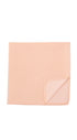 Seidenfalter Pastell Einstecktuch - Vorder- und Rückseite des Einstecktuchs - Apricot